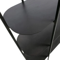 WOOOD Zwart Stellingkastje Ovaal 11 WOOOD Zwart Stellingkastje Ovaal -BePureHome Verkoop woood reina zwart stellingkastje ovaal 05