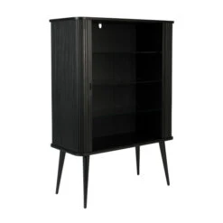 Zuiver Zwarte Design Wandkast -BePureHome Verkoop zuiver barbier black zwarte design wandkast 6