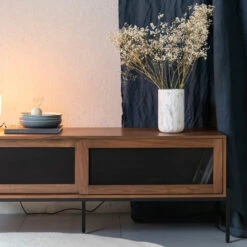 Zuiver Tv-meubel Met Schuifdeuren -BePureHome Verkoop zuiver hardy modern tv meubel met schuifdeuren 08