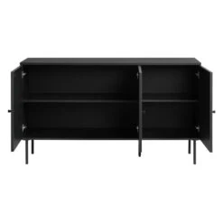 Zwarte Dressoir Met Rotan 10 Zwarte Dressoir Met Rotan -BePureHome Verkoop zwarte dressoir met rotan bodio pose 04