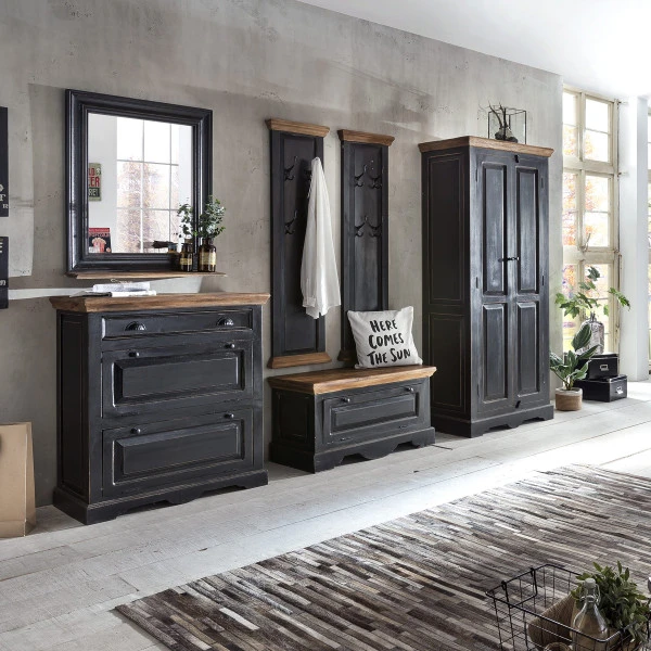 Landelijke Kast Zwart - Afbeelding 4