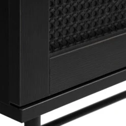 Zwarte Rotan Nachtkastje -BePureHome Verkoop zwarte rotan bijzettafel bodio pose 05