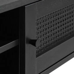 Zwarte Rotan Tv-meubel 14 Zwarte Rotan Tv-meubel -BePureHome Verkoop zwarte rotan tv meubel bodio pose 06