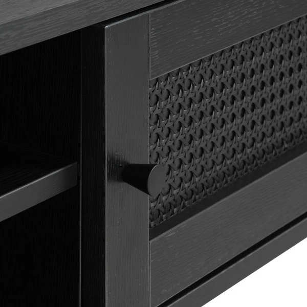 Zwarte Rotan Tv-meubel 6 Zwarte Rotan Tv-meubel - Afbeelding 6