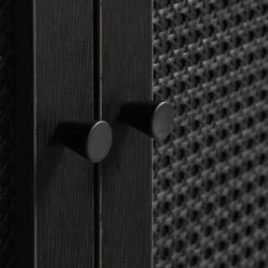 Zwarte Wandkast Met Rotan -BePureHome Verkoop zwarte wandkast met rotan bodio pose 06